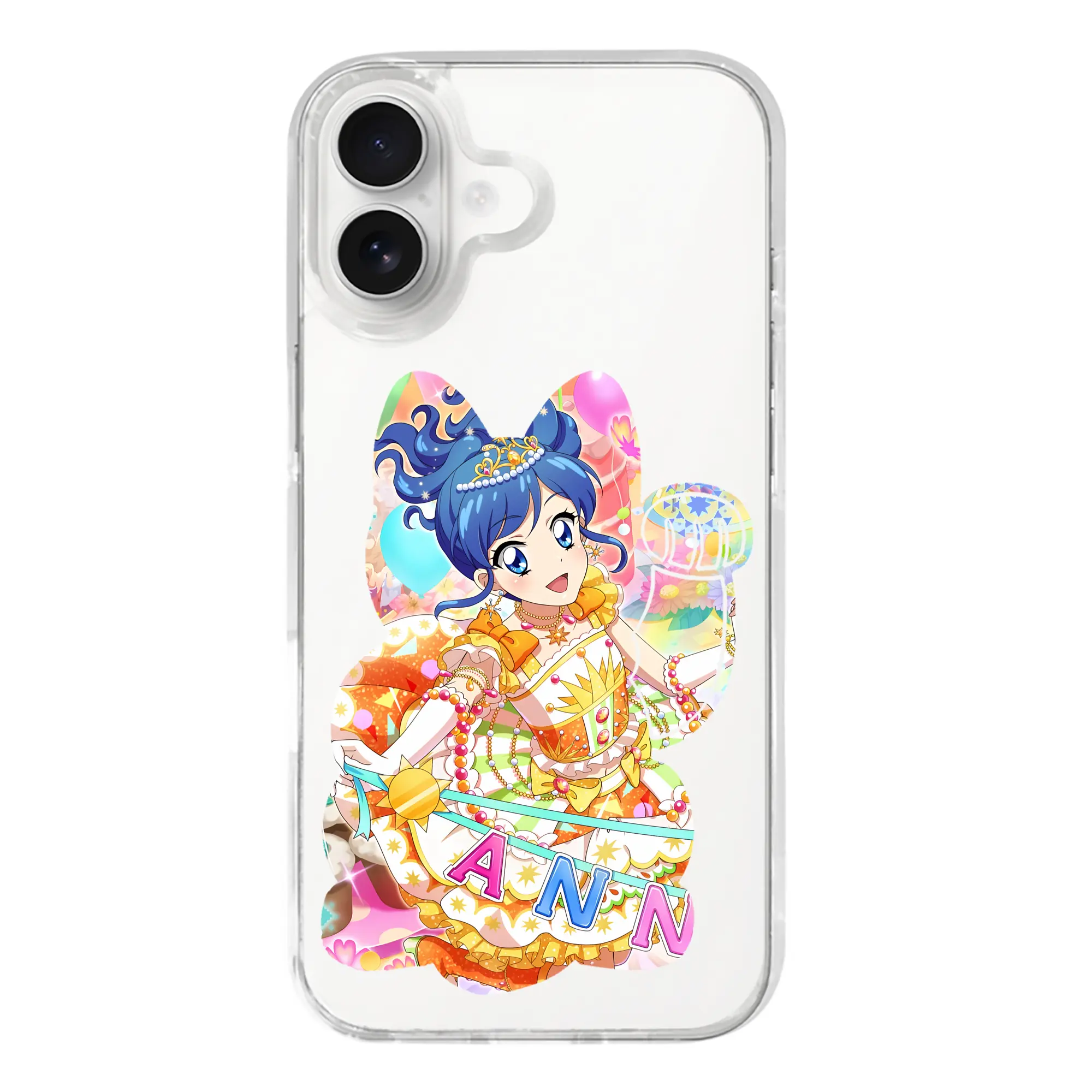 アイカツ グッズ 霧矢 あおい - iPhone 17シリーズ 透明スマホケース – 薄型・耐衝撃・精密フィット保護カバー